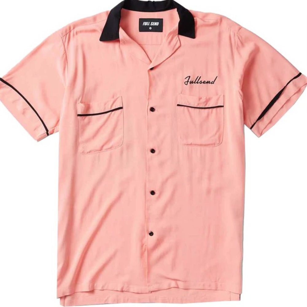 Full Send Bowling League Shirt NWT